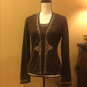 Elegant Karen Kane sweater set